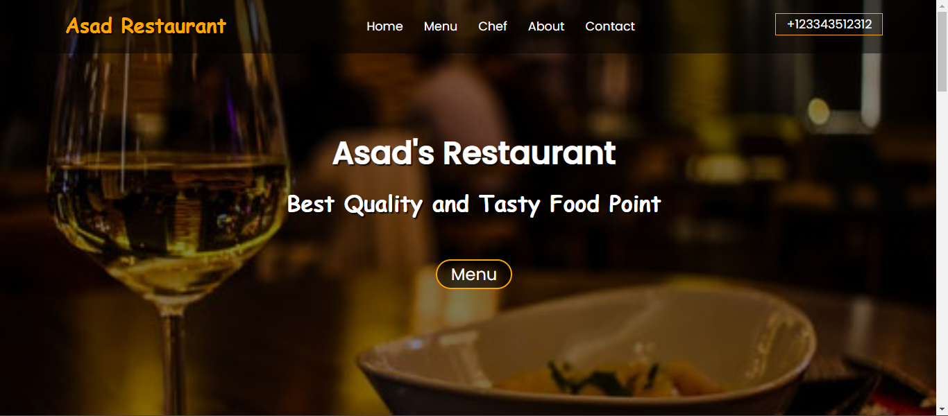 Restaurant Website